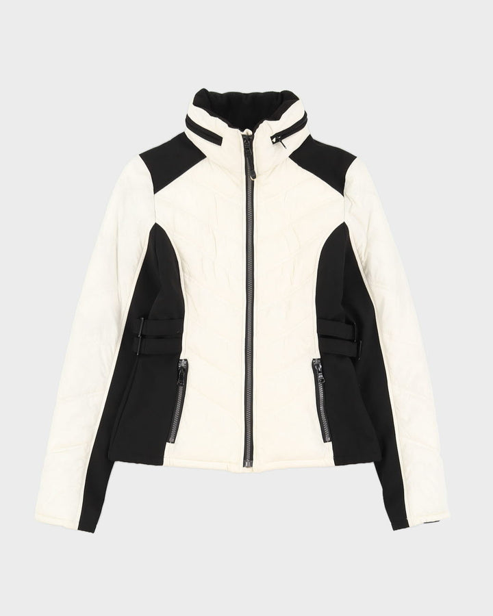 Guess White Quilted Jacket - XS