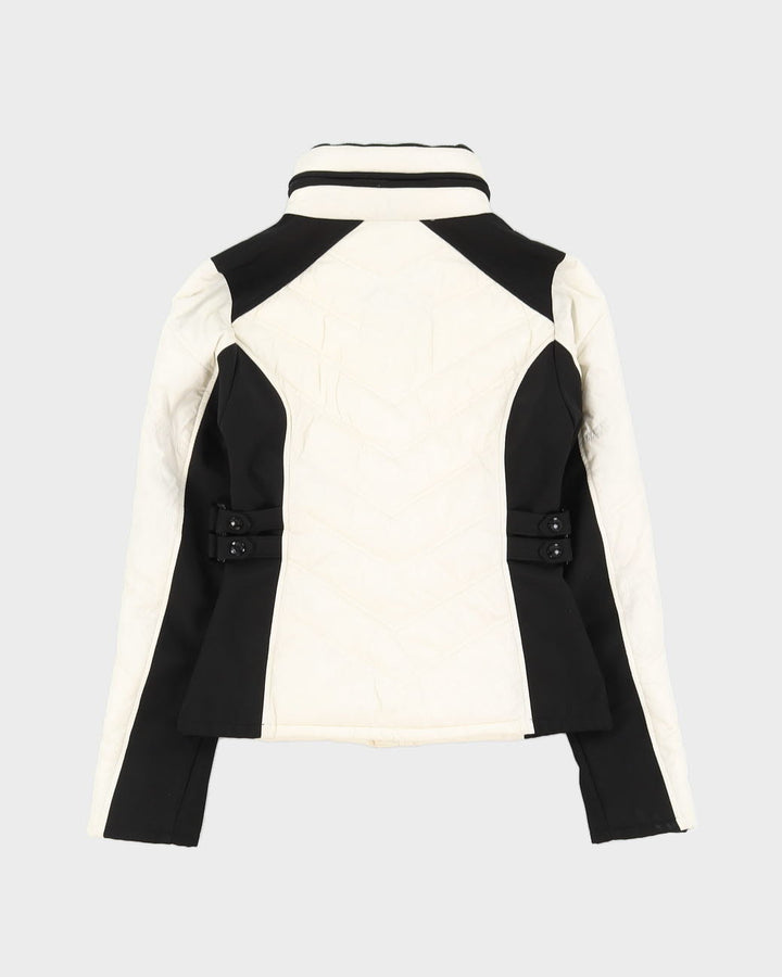 Guess White Quilted Jacket - XS