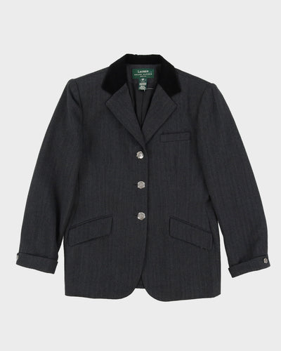 Lauren Ralph Lauren Grey Blazer Jacket - S
