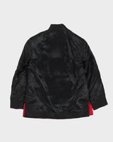 Reversible Black And Pink Brocade Cheongsam Jacket - S