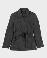 Leather World By Lucky Leather Black Leather Jacket - M