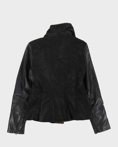 Blink Black Leather Jacket - M