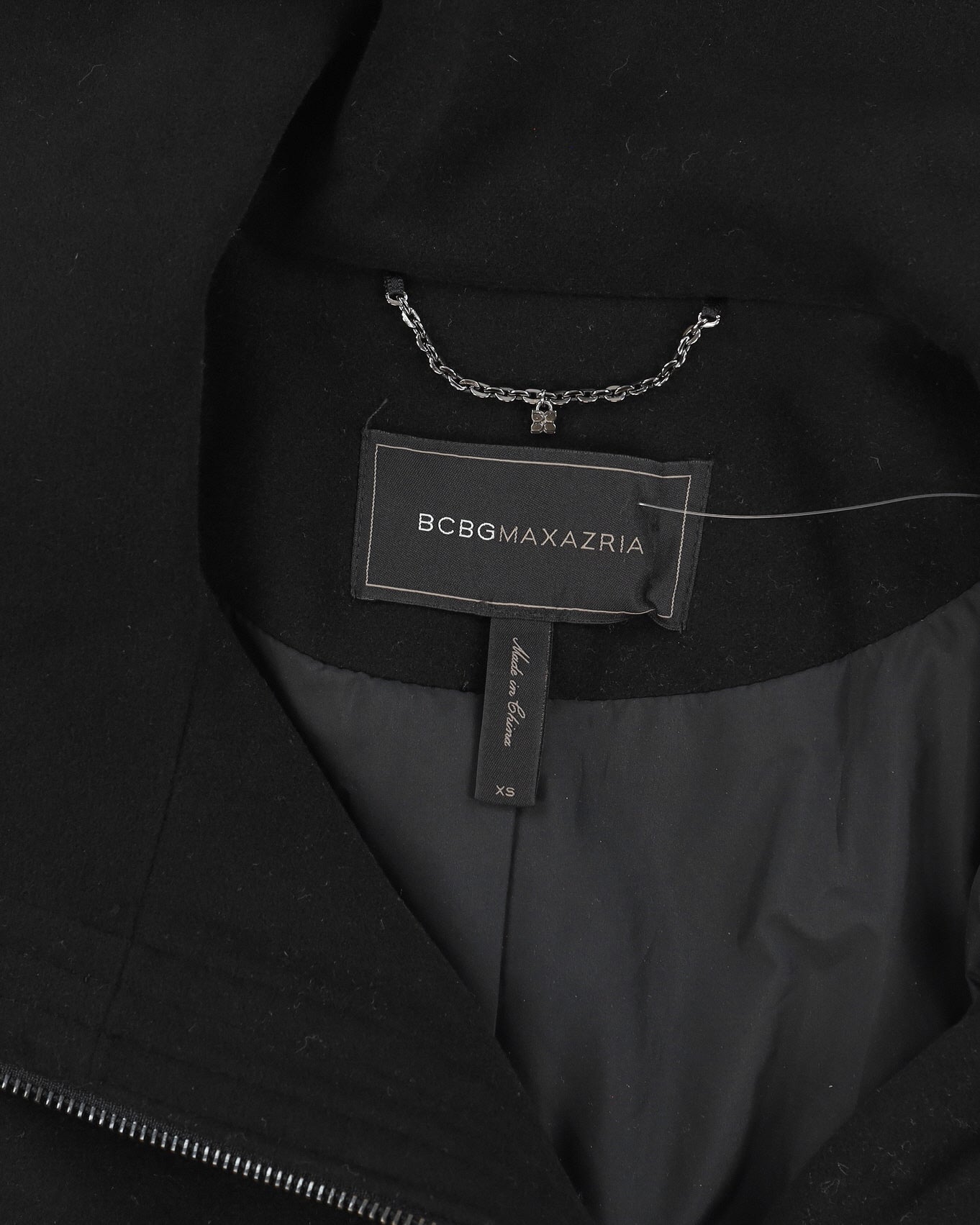 BCBG MaxAzria Black Short Coat - XS