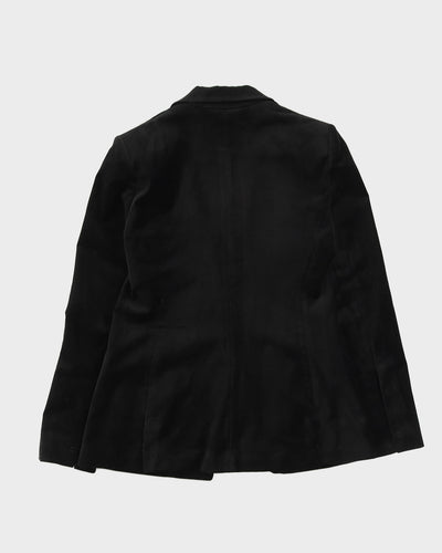 Elie Tahari Black Velvet Blazer Jacket - S