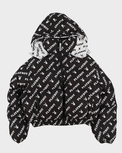 Playboy Black Puffer Jacket - M