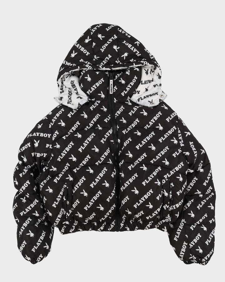 Playboy Black Puffer Jacket - M