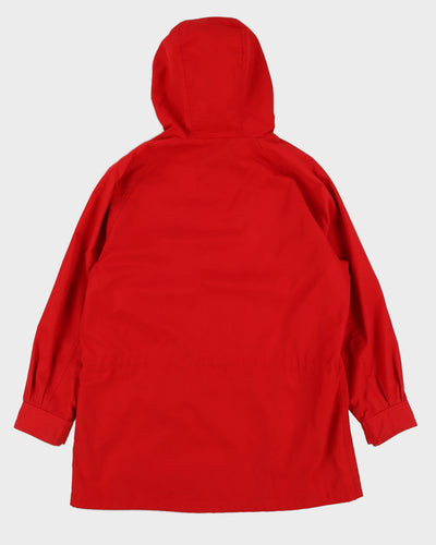 Vintage 90s Eddie Bauer Red Windbreaker - L