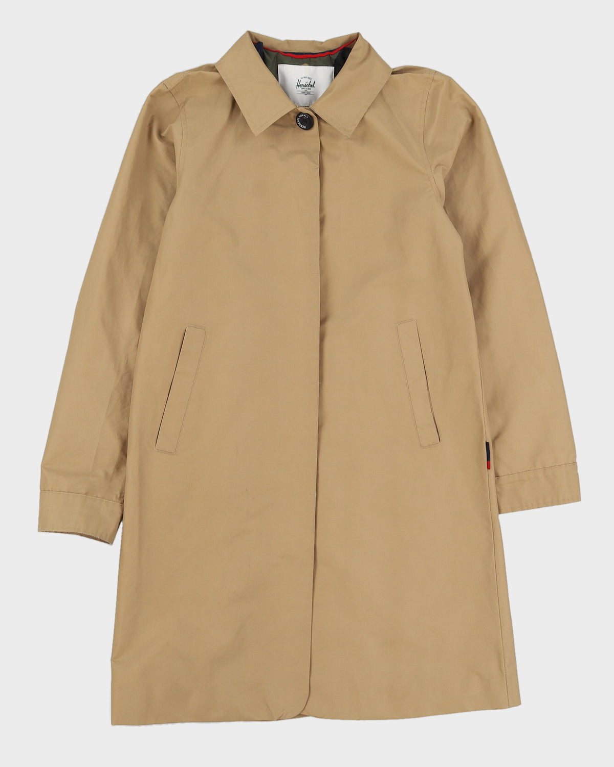 Herschel Beige Trenchcoat Rain Mac - XS