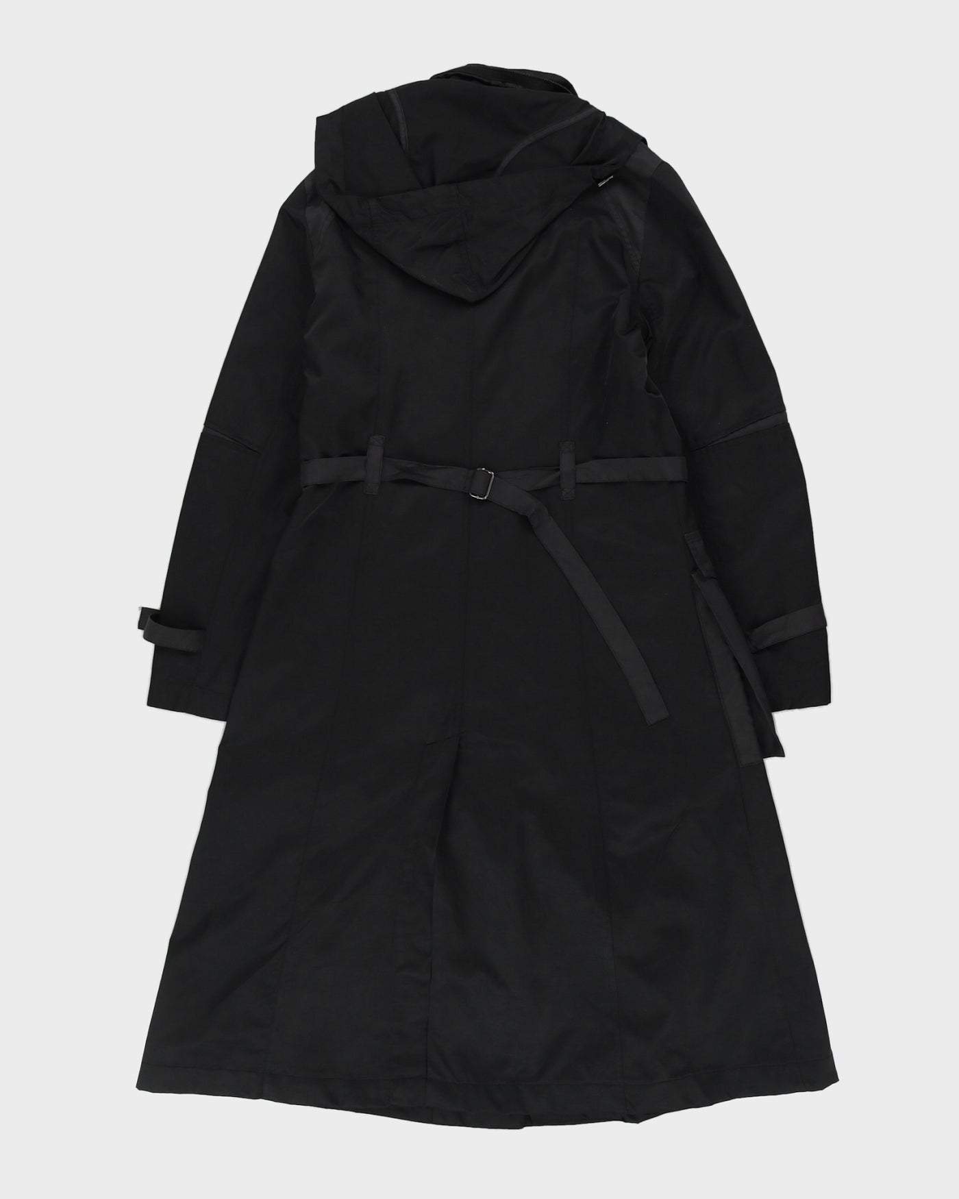 Ana Nonza Black Trenchcoat Rain Mac - XS