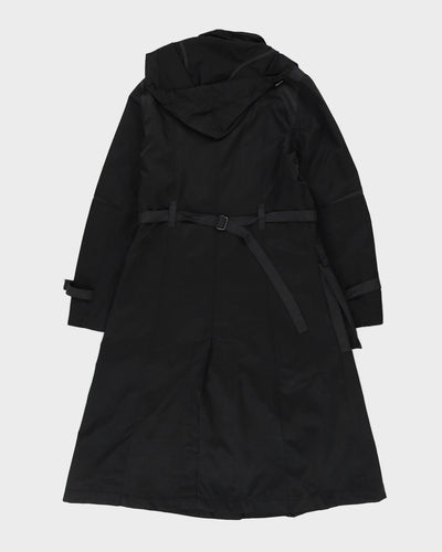 Ana Nonza Black Trenchcoat Rain Mac - XS