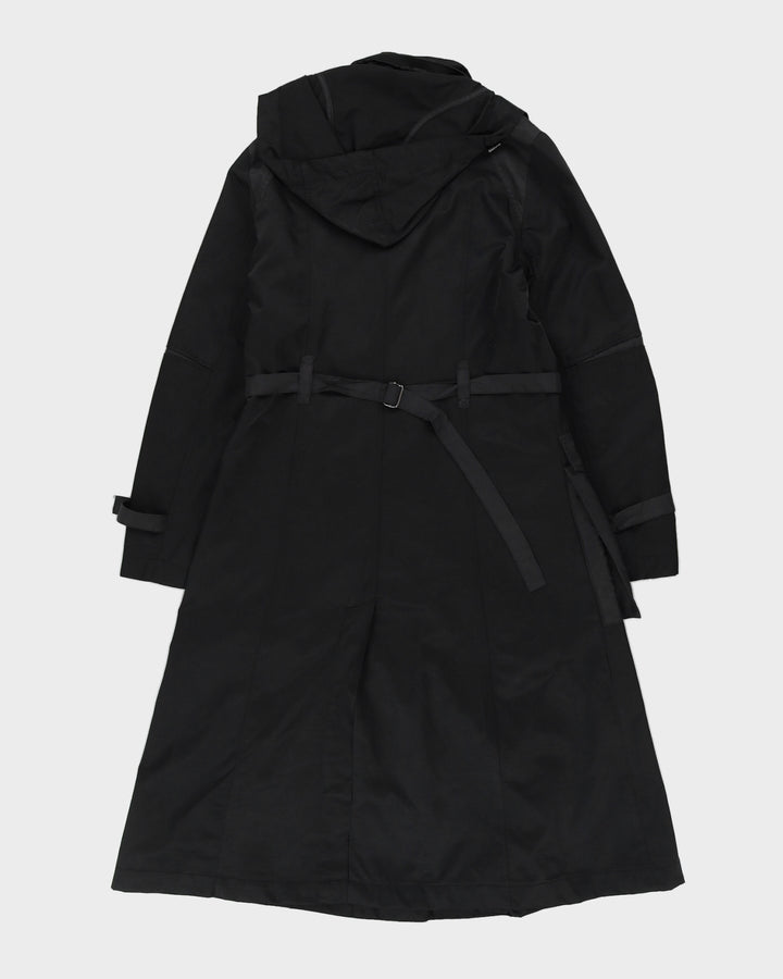 Ana Nonza Black Trenchcoat Rain Mac - XS