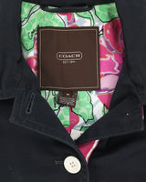Coach Short Black Rain Mac - S