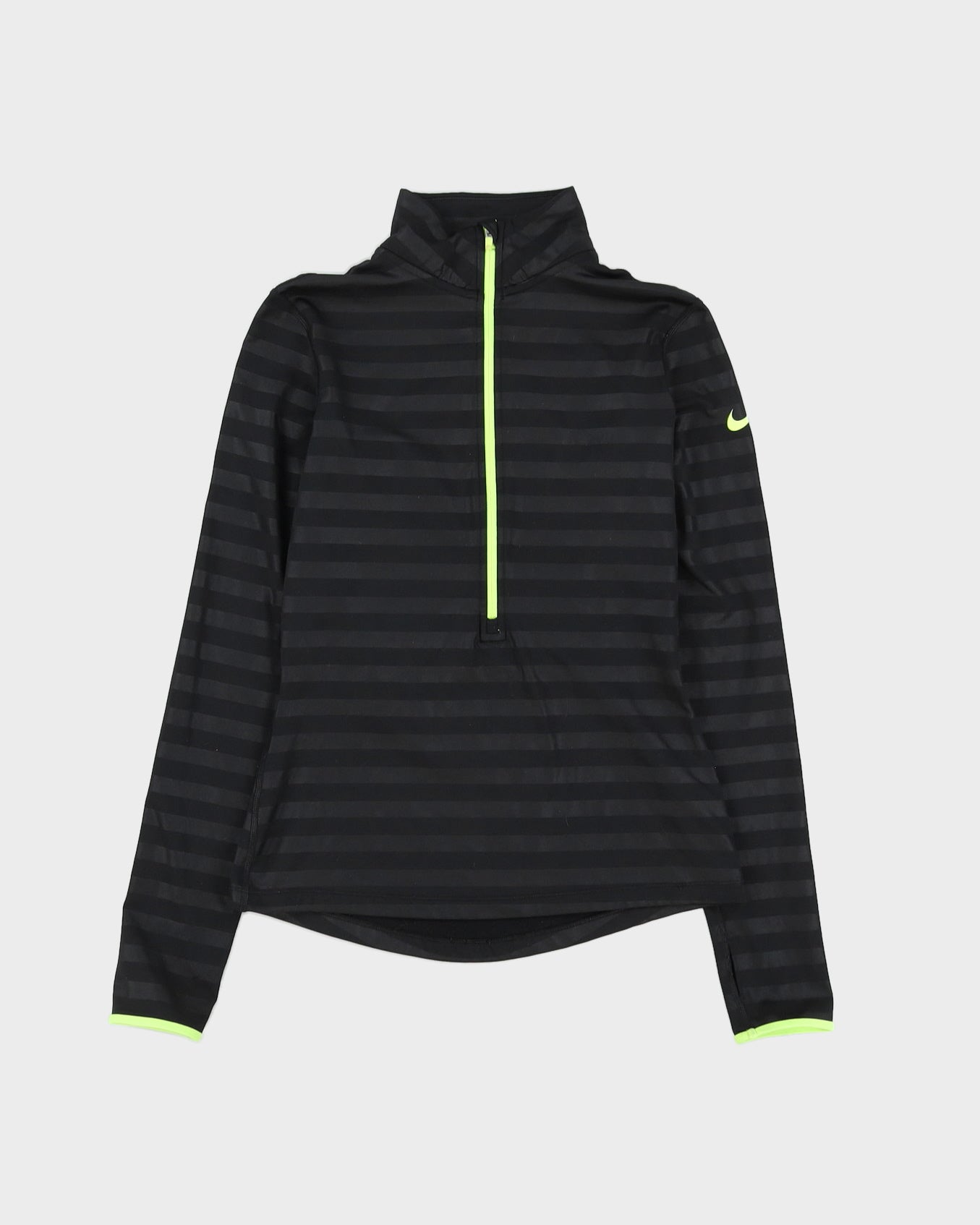Nike Pro Black Striped Sports Jacket - S