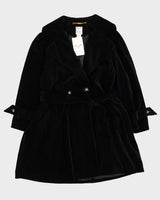 Mondi Black Velvet Short Coat - L