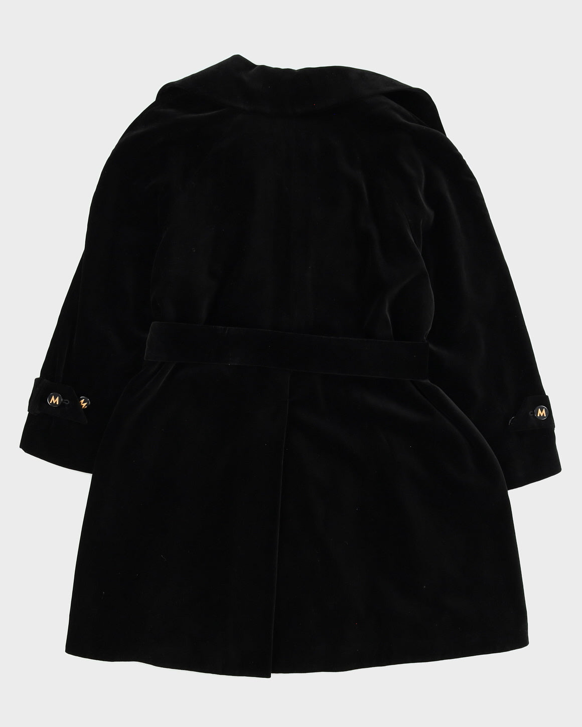 Mondi Black Velvet Short Coat - L