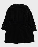 Mondi Black Velvet Short Coat - L