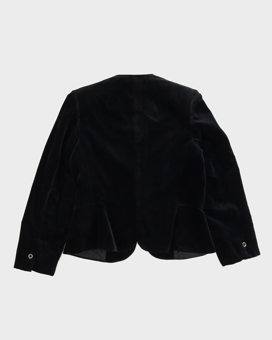 Mr Jax Black Velvet Jacket - S