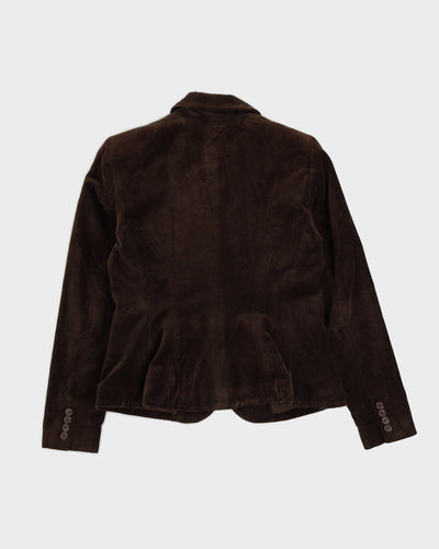 Lauren Ralph Lauren Brown Velvet Jacket - S