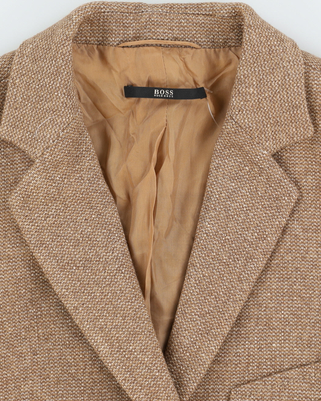 Hugo Boss Brown Tweed Blazer Jacket - S
