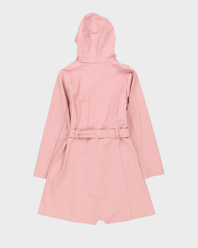 Rains Pink Waterproof Rain Jacket - M