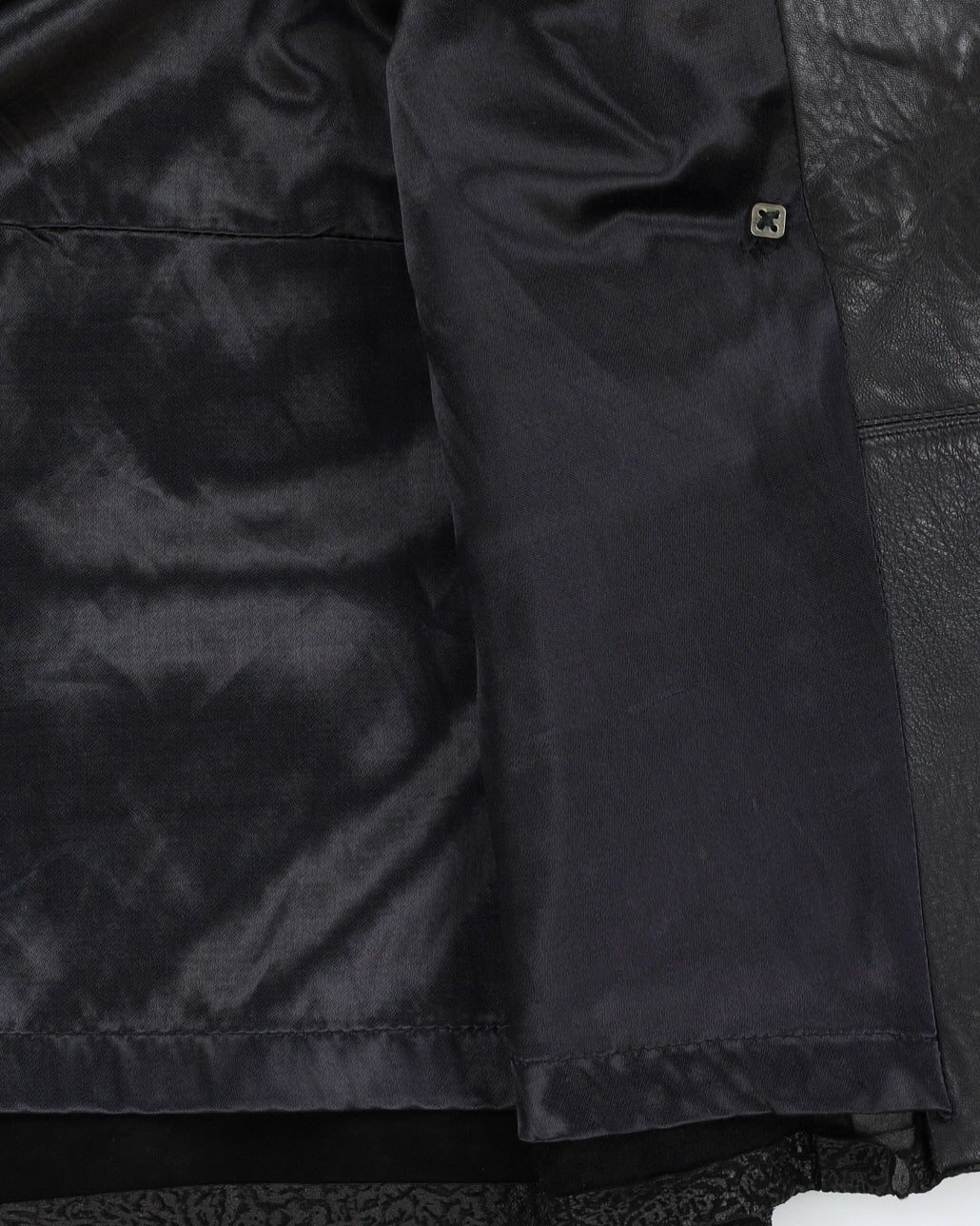 Vintage 80s Oversize Leather Jacket - M