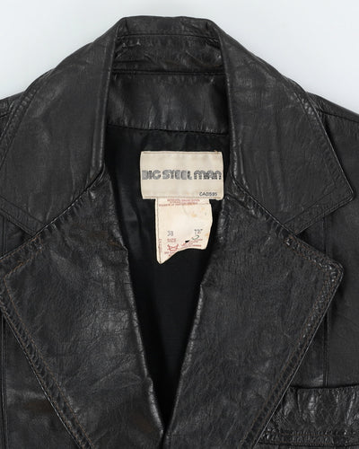 Vintage 80s Leather Jacket - M