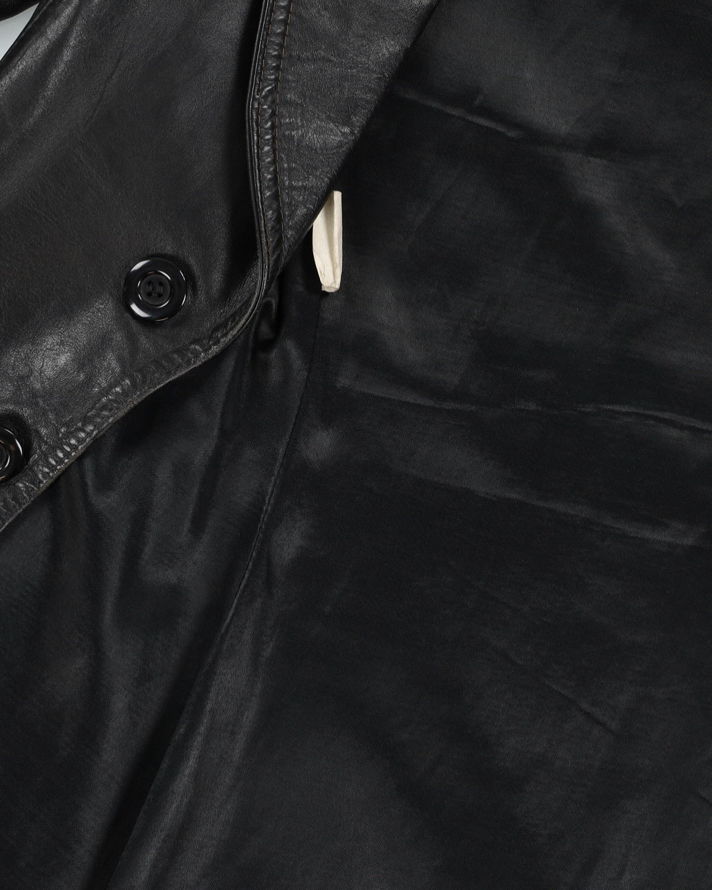Vintage 80s Leather Jacket - M