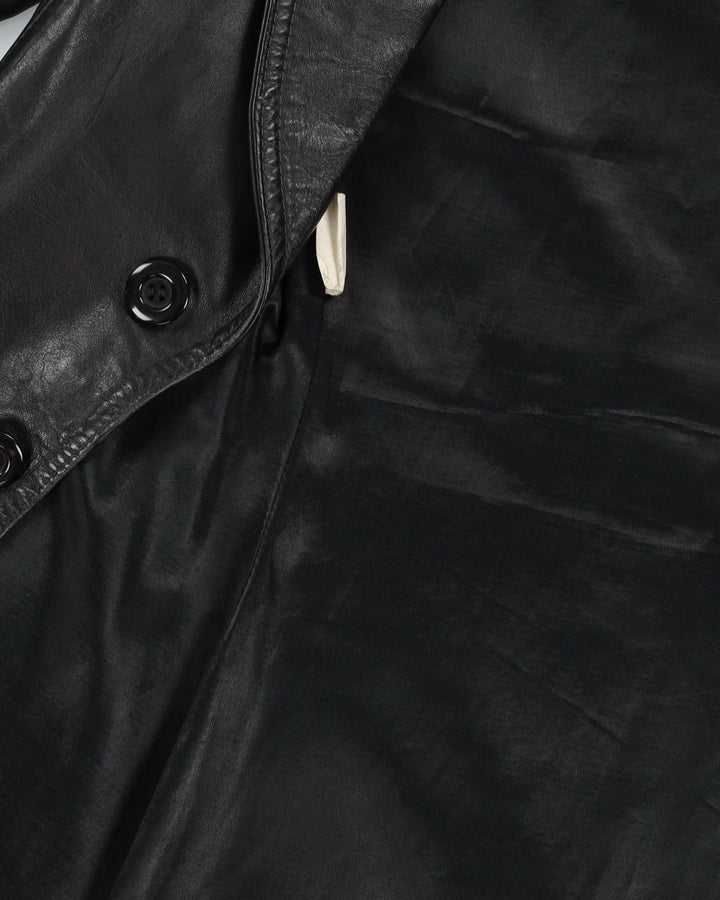 Vintage 80s Leather Jacket - M