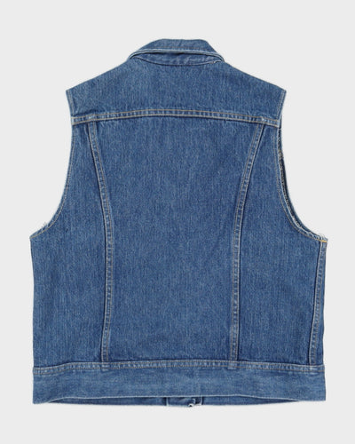 Vintage 80s Ms Lee Sleeveless Denim Vest - M
