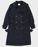 Sezane Paris Navy Trench Coat - M