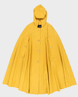 Vintage 1970s Yellow Cape - S / M