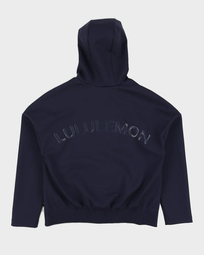 Lululemon Navy Athleisure Hooded Jacket - UK 12