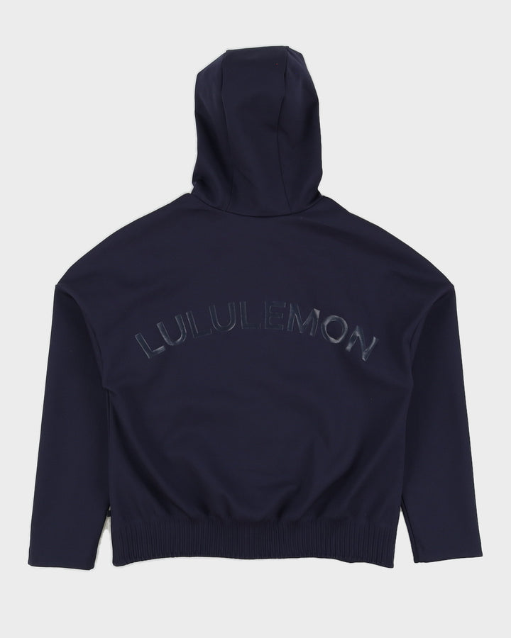 Lululemon Navy Athleisure Hooded Jacket - UK 12