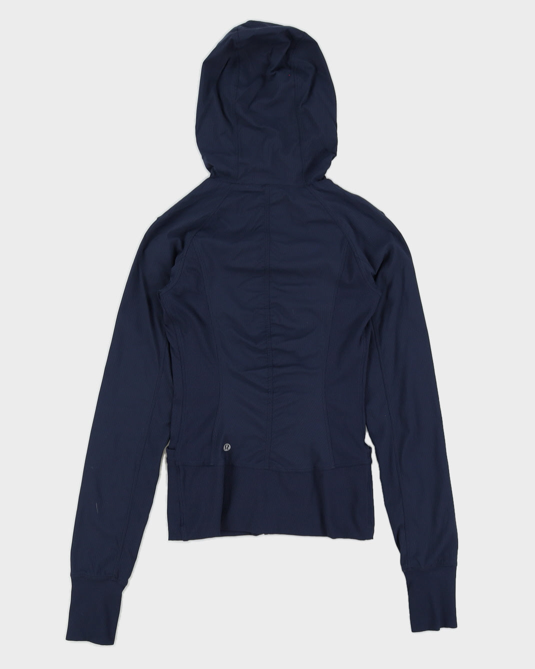Lululemon Navy Stripe Zip Down Hooded Jacket - XS