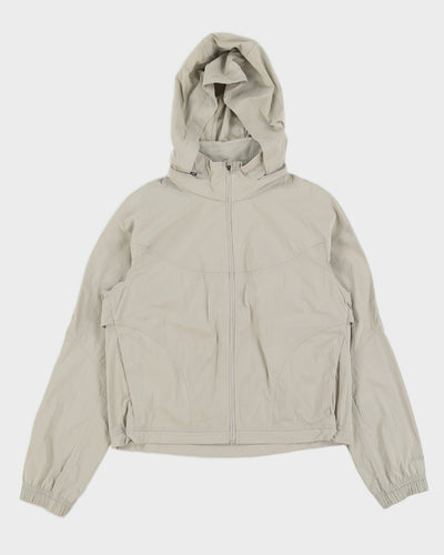 Lululemon Beige Cropped Hooded Shell Jacket - S