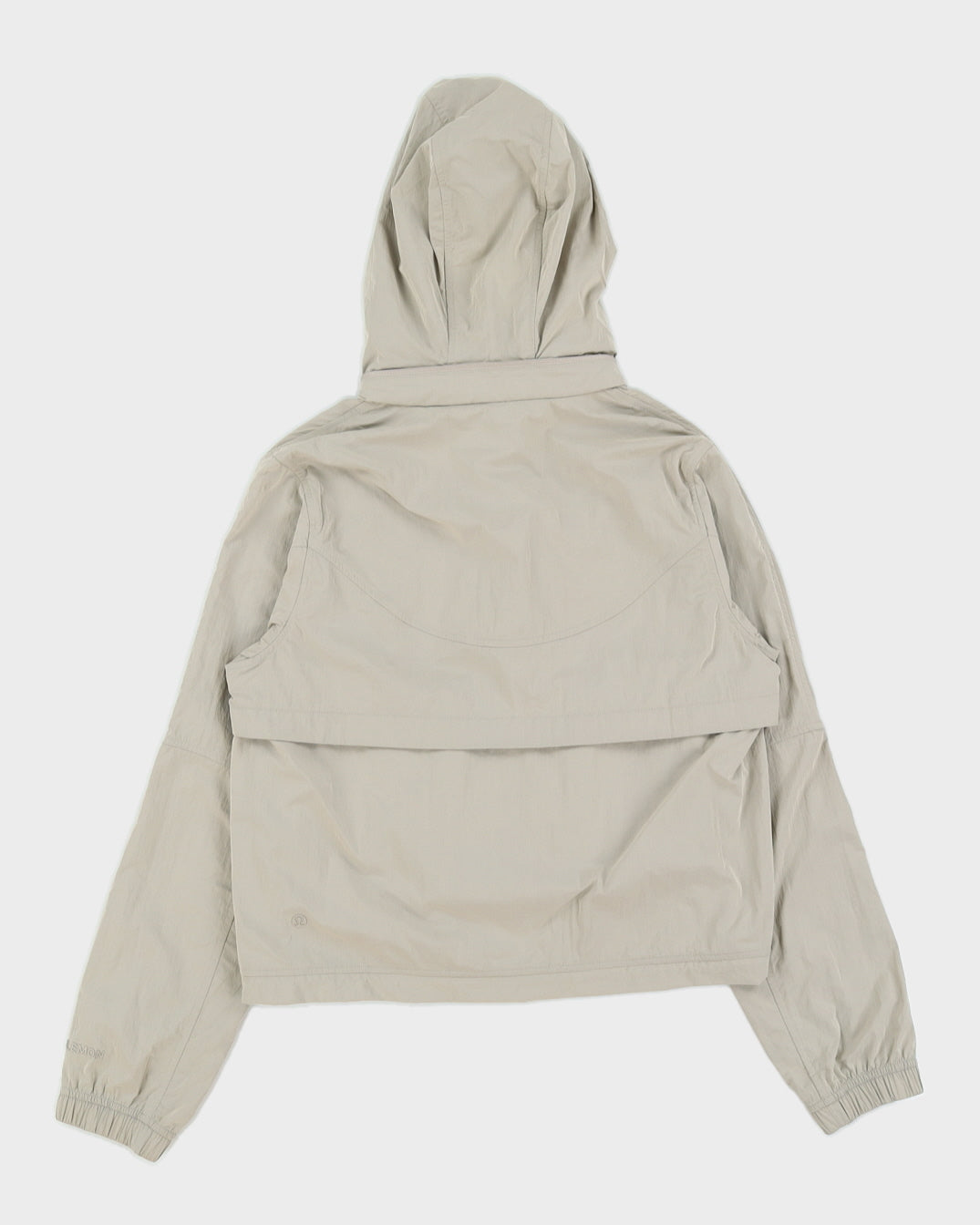 Lululemon Beige Cropped Hooded Shell Jacket - S