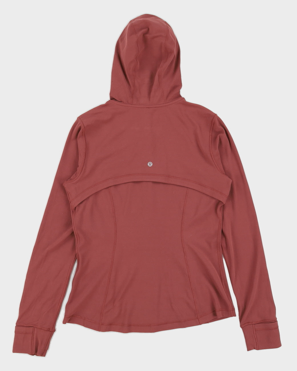 Lululemon Dusty Pink Fitted Running Jacket With Hood - M