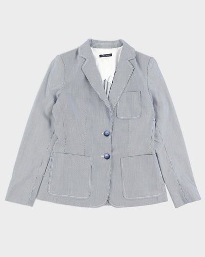 Tommy Hilfiger Blue Striped Blazer Jacket - S