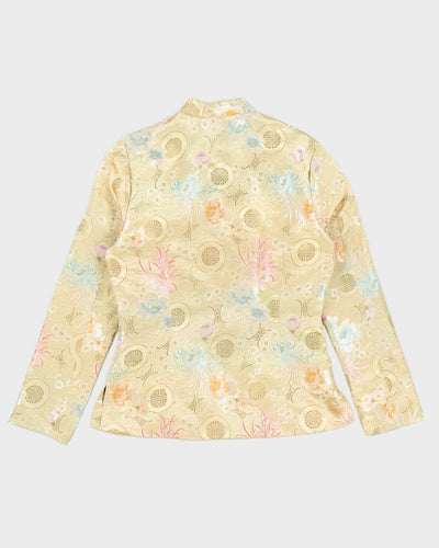 Gold Brocade Cheongsam Jacket - S