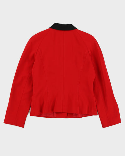 Louis Feraud Red Blazer Jacket - S