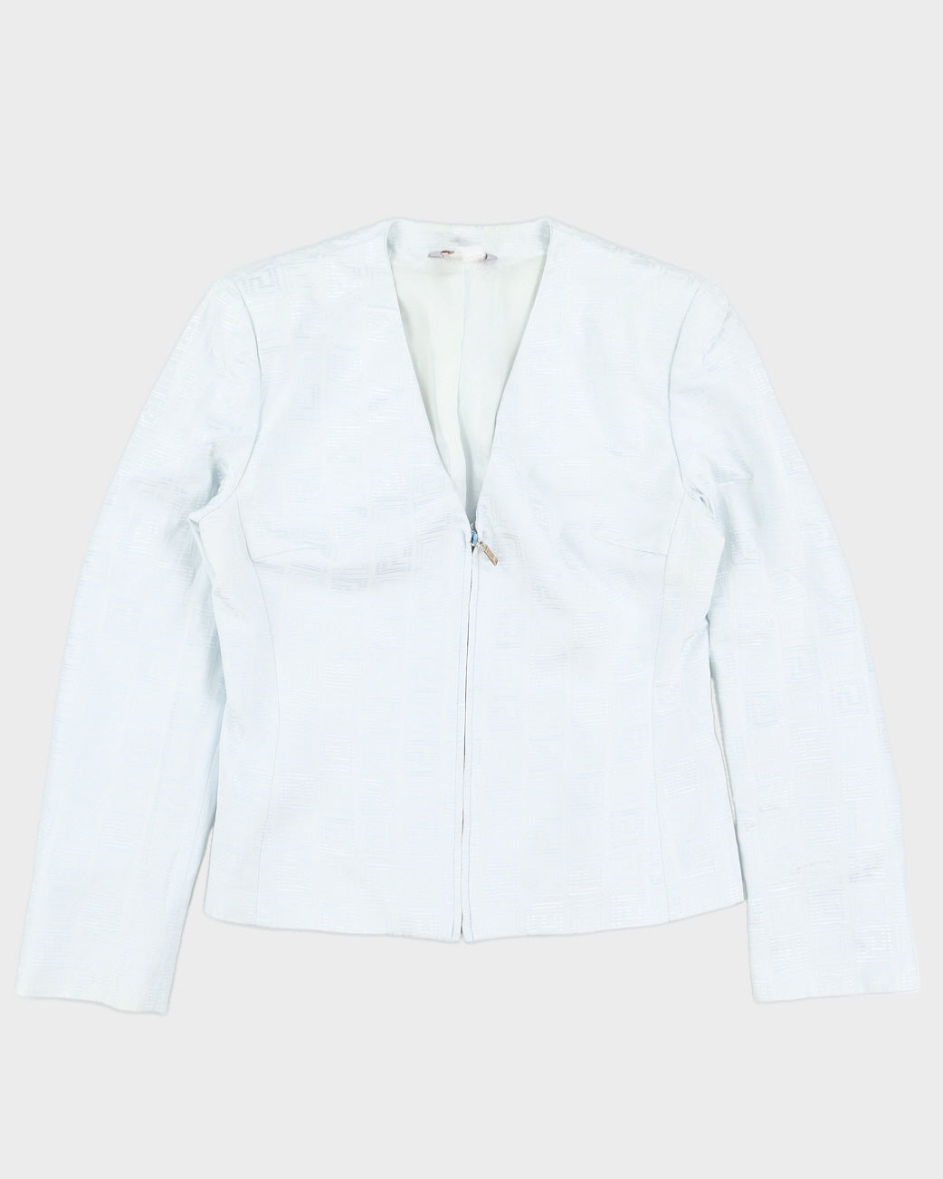 Vintage 90s Versace Collection Powder Blue Jacket - M