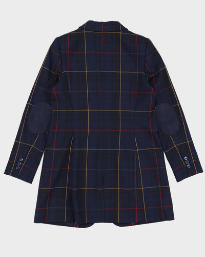 Tommy Hilfiger Navy Tartan Blazer - S