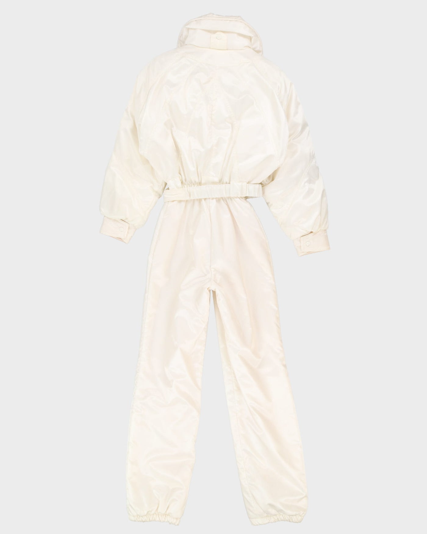 1990s White Ski Suit Overalls - XS