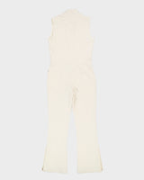 Moncler Cream Ski Salopettes - XL