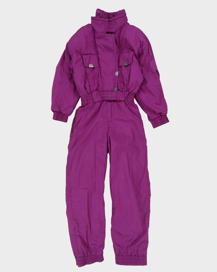 Vintage 80s Head Sportswear Purple Ski Suit - M