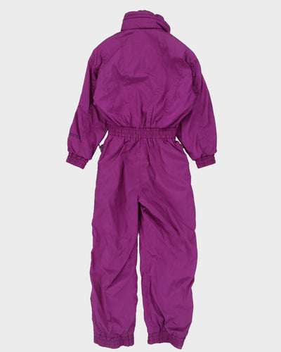 Vintage 80s Head Sportswear Purple Ski Suit - M