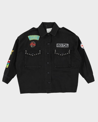 Moussy X Queen Bohemian Rhapsody Black Button Up Work Shirt - OSFA