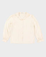 Vintage 1980s Royal Silk Shirt - M