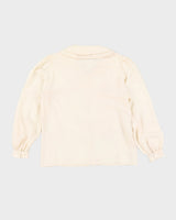 Vintage 1980s Royal Silk Shirt - M