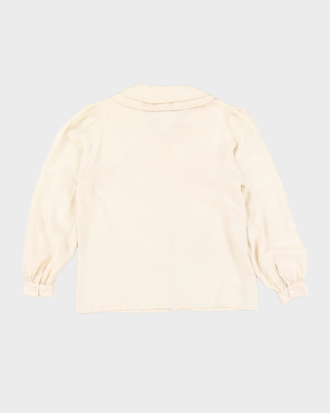 Vintage 1980s Royal Silk Shirt - M